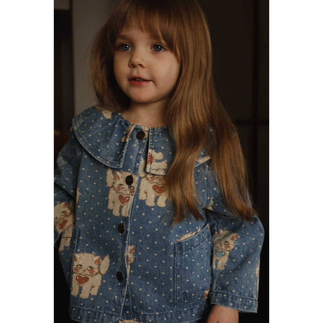 Konges Slojd Magot Collar Jacket GOTS Ciao Miao - lifestyle view 12