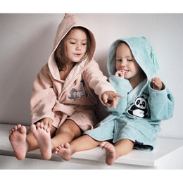 La Millou Bathrobe Bamboo Soft Powder Pink Unicorn Sugar Bebe Large