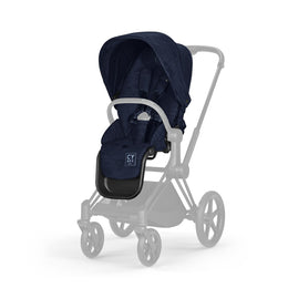 Cybex Platinum e-Priam 3 Stroller Limited Edition - Rebellious Luxury Denim Blue