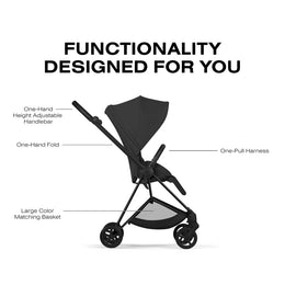 Cybex Platinum Mios 5 Stroller + Fold Cot + Cloud G Pro Recline Infant Car Seat Bundle