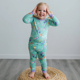 Littlesleepies Mermaid Magic Two Piece Bamboo Viscose Pajama Set