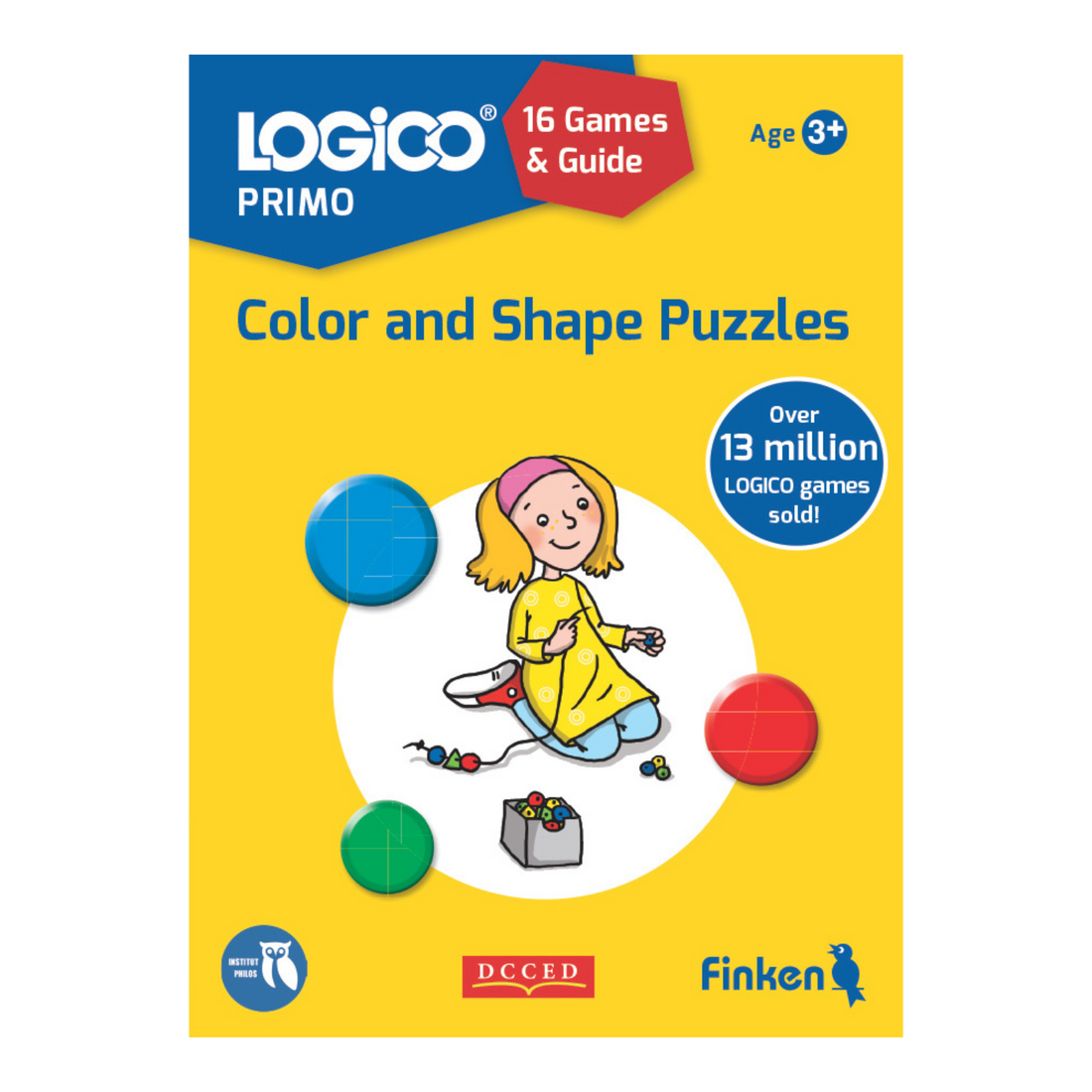 LOGICO PRIMO Color and Shape Puzzles English card-pack cover