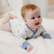 Nest Designs Long Sleeve Kimono Onesie Fluffy Puffs