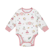 Nest Designs Long Sleeve Kimono Onesie Very Squirrelly