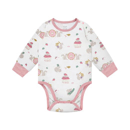 Nest Designs Long Sleeve Kimono Onesie Very Squirrelly