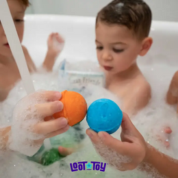 Loot Toy Co Bath Squiggler Bath Fizzy With Sponge Toy