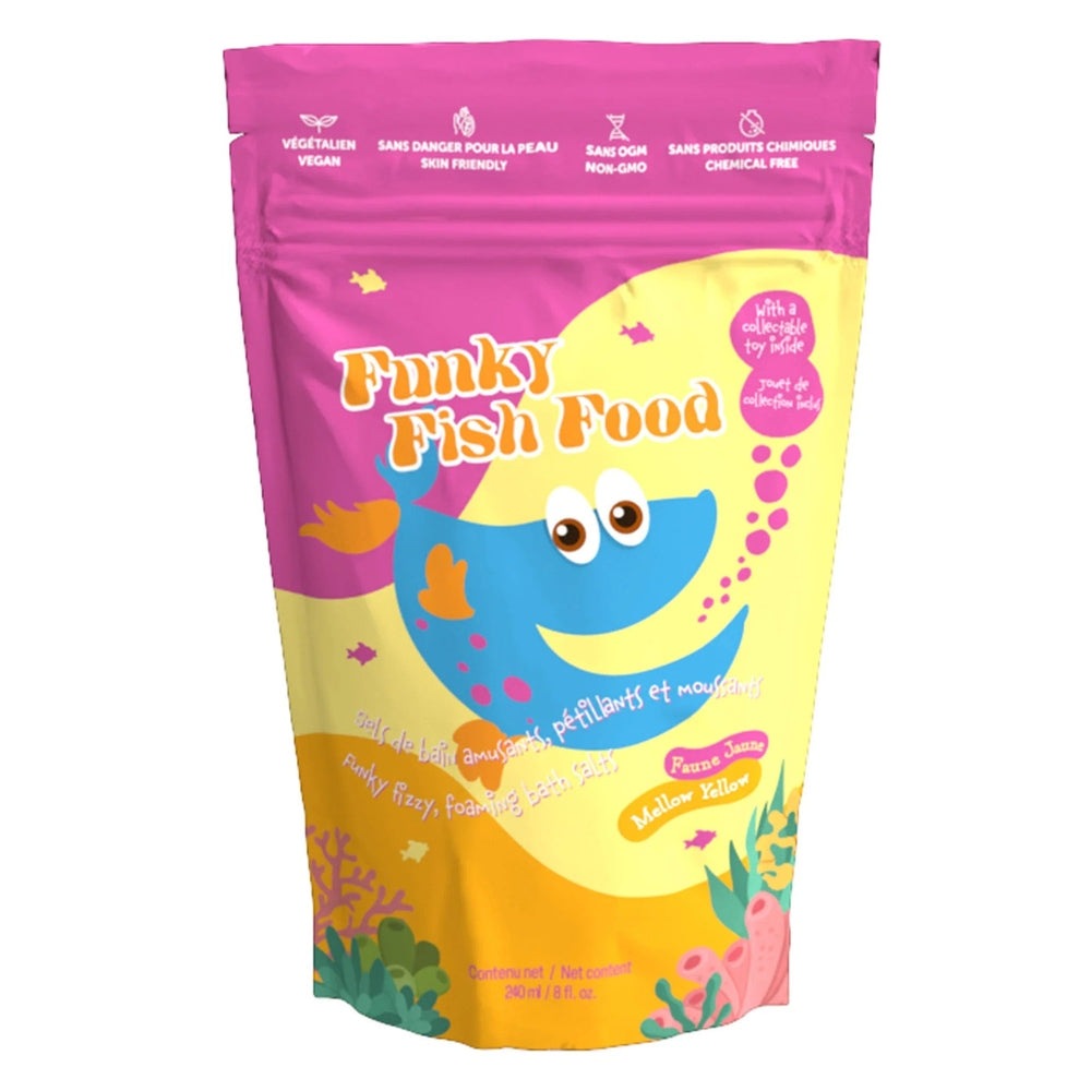 Loot Toy Co Funky Fish Food Mellow Yellow
