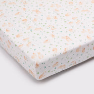 Loulou Lollipop Fitted Crib Sheet in Muslin