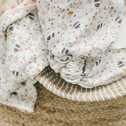 Loulou Lollipop Quilt Blanket in Muslin