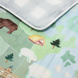 Loulou Lollipop Quilt Blanket in Muslin