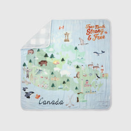 Loulou Lollipop Quilt Blanket in Muslin