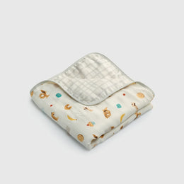 Loulou Lollipop Quilt Blanket in Muslin
