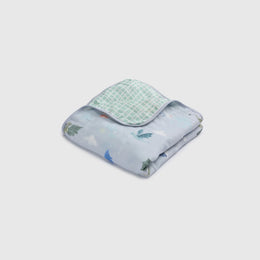 Loulou Lollipop Quilt Blanket in Muslin