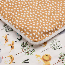 Loulou Lollipop Quilt Blanket in Muslin