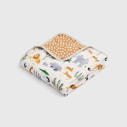 Loulou Lollipop Quilt Blanket in Muslin