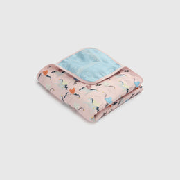 Loulou Lollipop Quilt Blanket in Muslin
