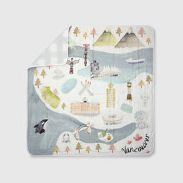 Loulou Lollipop Quilt Blanket in Muslin