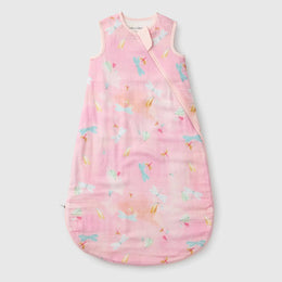 Loulou Lollipop Baby Sleep Bag 0.5 TOG in Muslin - Dancing Dragonflies