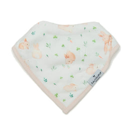 Loulou Lollipop Bib Bandana Set (2-Pack) in Muslin