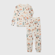 Loulou Lollipop Pajama Set Long Sleeve in TENCEL™ Lyocell - Llama Adventures