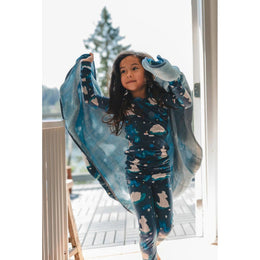 Loulou Lollipop Long Sleeve Pajama Set Stargazing Bear