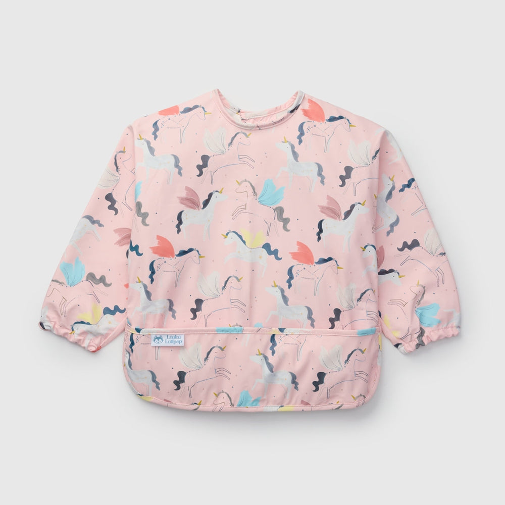 Long Sleeve Bib - Unicorn Ballet