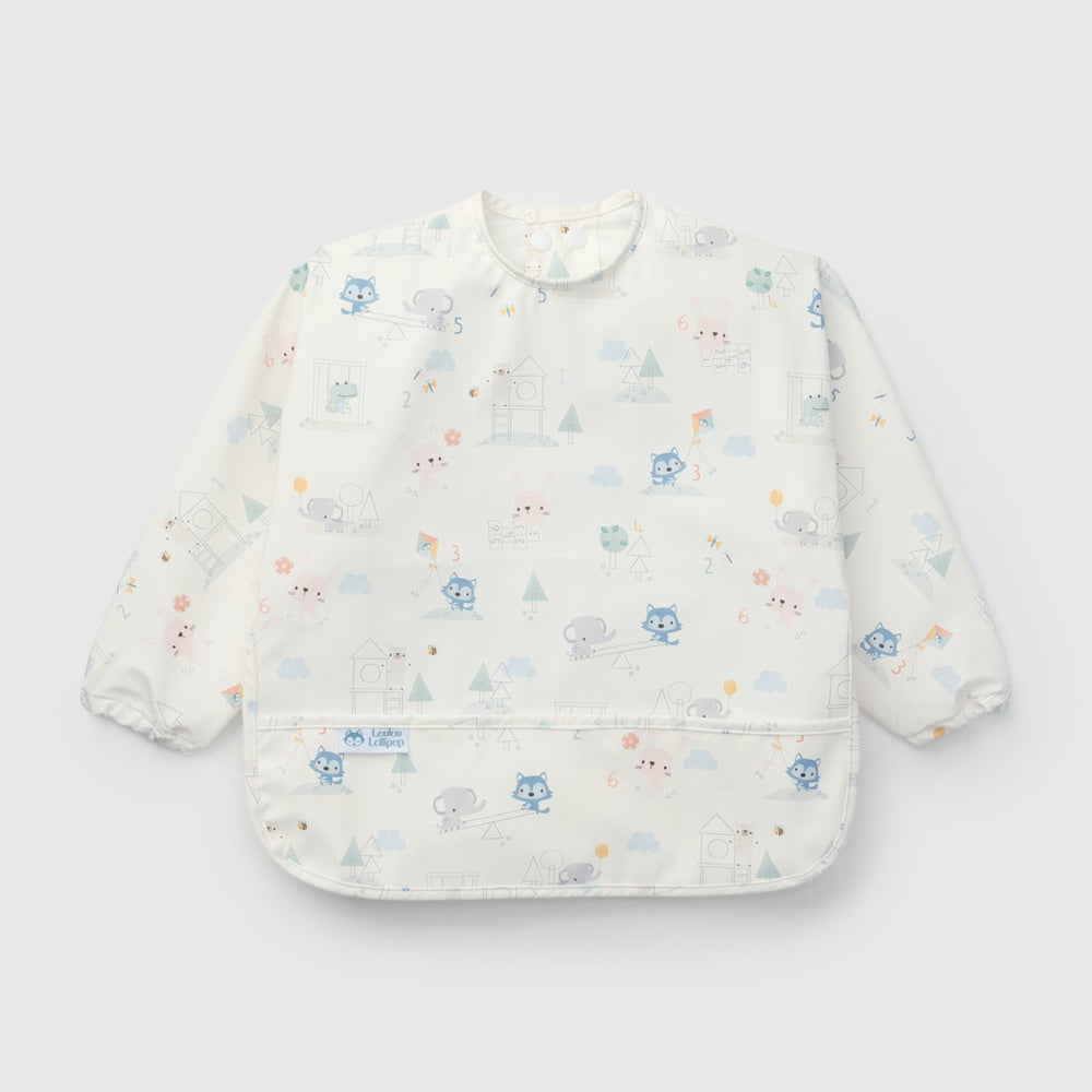 Loulou Lollipop Long Sleeve Waterproof Bib