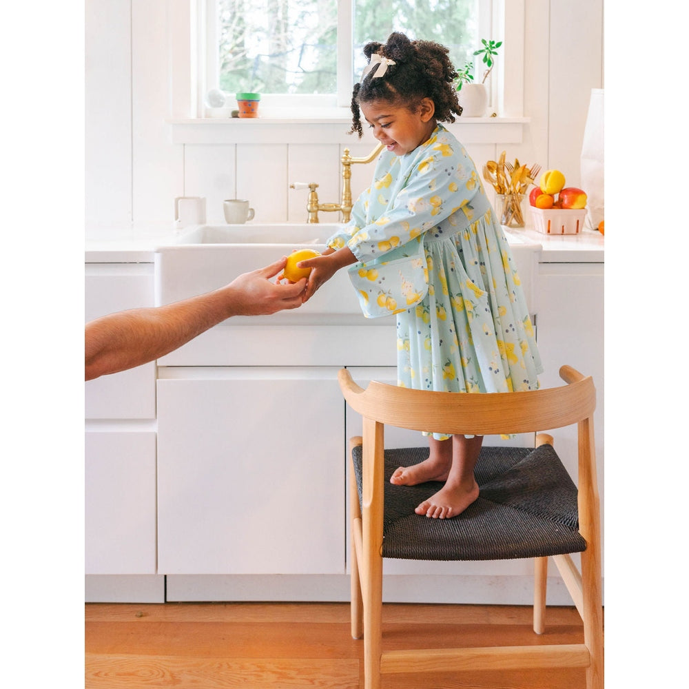 Long Sleeve Bib - Lemon Squeezy lifestyle view alternate view