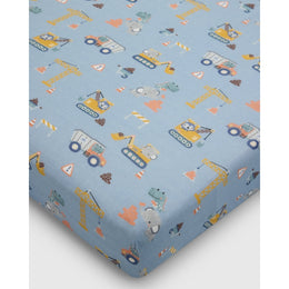 Loulou Lollipop Muslin Fitted Crib Sheet