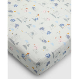 Loulou Lollipop Muslin Fitted Crib Sheet