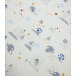 Loulou Lollipop Muslin Fitted Crib Sheet