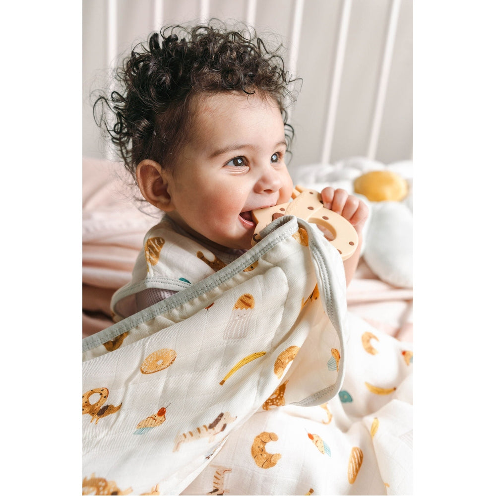 Loulou Lollipop Muslin Quilt Blanket