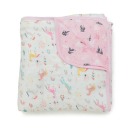 Loulou Lollipop Muslin Quilt Blanket