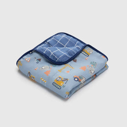 Loulou Lollipop Quilt Blanket in Muslin