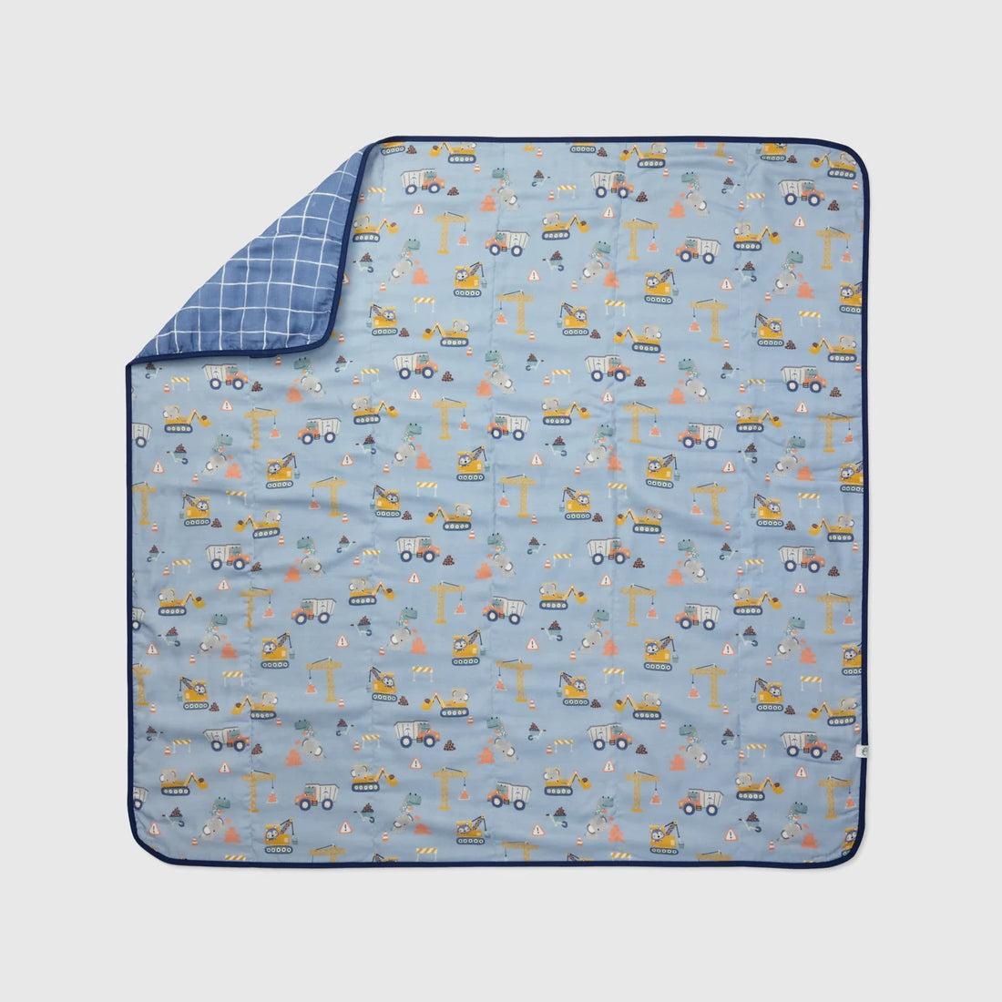Loulou Lollipop Muslin Quilt - Tiny Engineers — front product view.