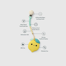 Loulou Lollipop Pacifier Clip & Teether Set