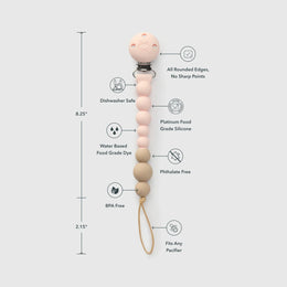 Loulou Lollipop Pacifier Clip OneC™ in Silicone