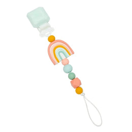 Loulou Lollipop Pacifier Clip Darling - Rainbow