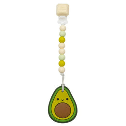 Loulou Lollipop Pacifier Clip & Teether Set Gem