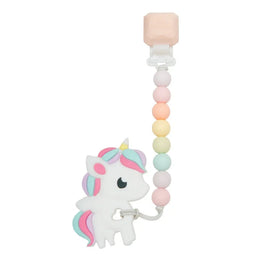 Loulou Lollipop Pacifier Clip & Teether Set Gem