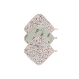 Loulou Lollipop Washcloth Set (3-Pack) in Muslin