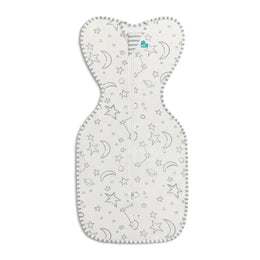 Love To Dream Swaddle Up Bamboo 1.0 Tog Stars & Moon Cream