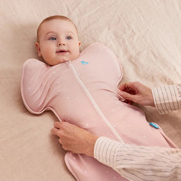 Love To Dream Swaddle Up Original Cotton 1.0 Tog Powder Pink Twinkle