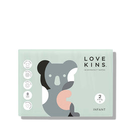 Lovekins Dryprotect Infant Nappies S (4-8 Kg)