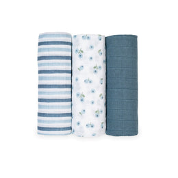 Lulujo Receiving Blanket- 3 Pack