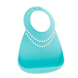 Make My Day Baby Bib Blue Pearl