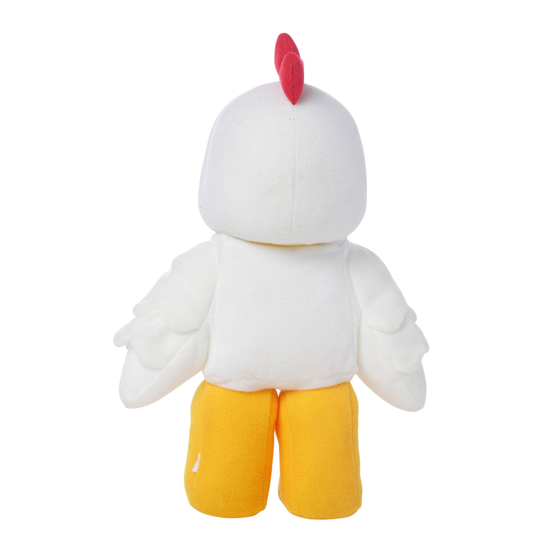 Manhattan Toy LEGO Minifigure Chicken Suit Guy 9" Plush - back view of chicken costume