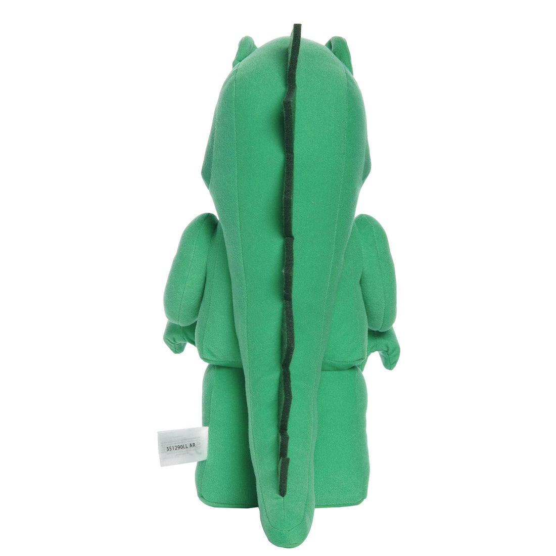 Manhattan Toy LEGO Minifigure Lizard Man Plush - 13-inch plush back view with tail