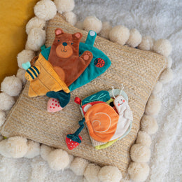 Manhattan Toy Silly Snail Sensory Book