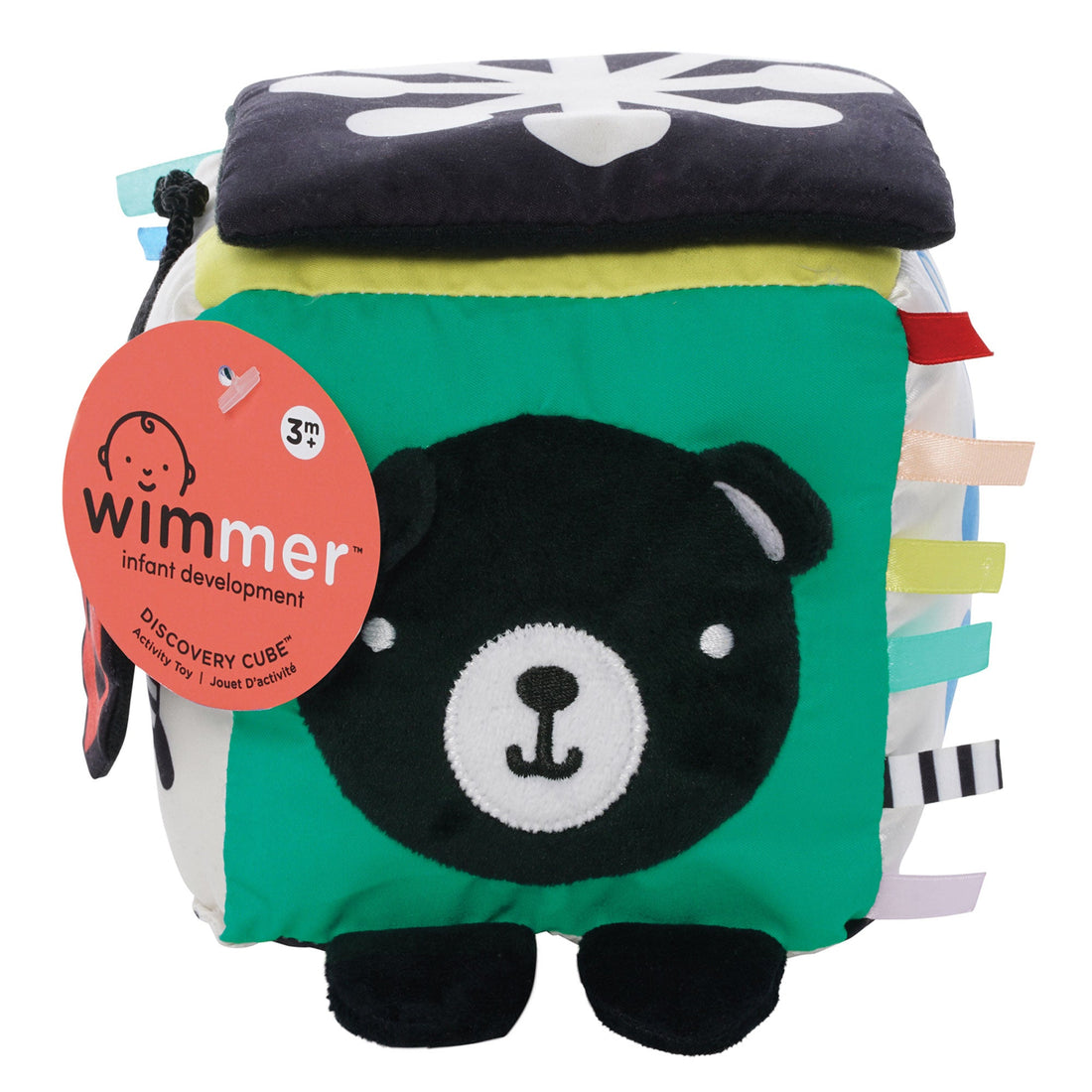 Manhattan Toy Wimmer Discovery Cube - bear panel with Wimmer product hangtag